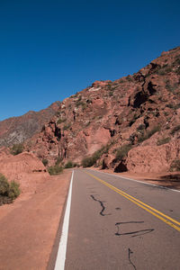 Road in purmamarca argentina