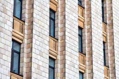 Low angle view of modern building in city