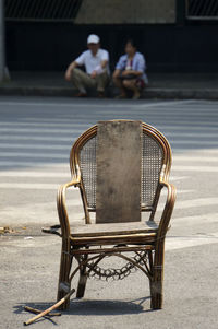 Chairs sitting on chair