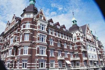 Low angle view of building against sky