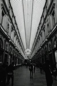 Group of people in shopping mall