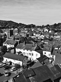 Aerial view of city