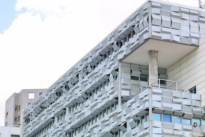 Low angle view of building against sky