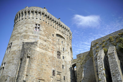 Low angle view of historical building against sky