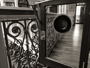 Interior of train