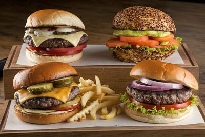 Close-up of burger