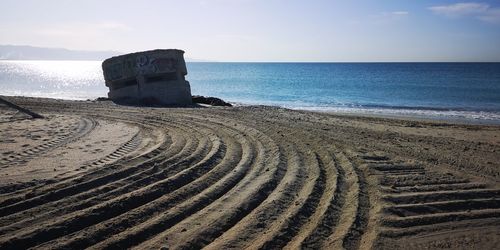 Scenic view of beach