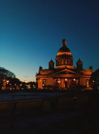 View of building at night