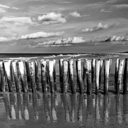 Panoramic view of sea against sky