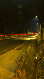 Road at night