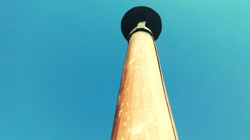 Low angle view of blue sky