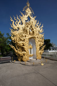 Built structure against blue sky