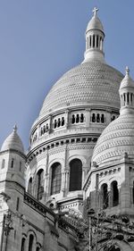 Low angle view of cathedral against clear sky