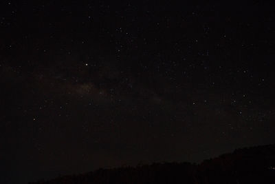 Low angle view of sky at night