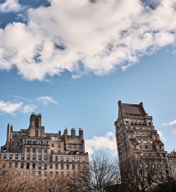 Low angle view of historic building against sky