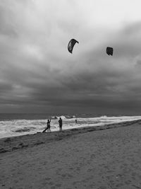 People enjoying at beach