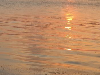 Full frame shot of sea during sunset