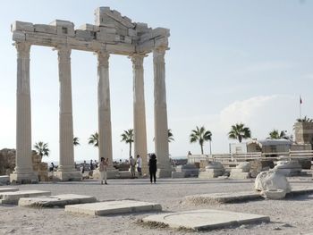 Group of people in front of temple