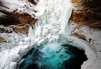 View of waterfall