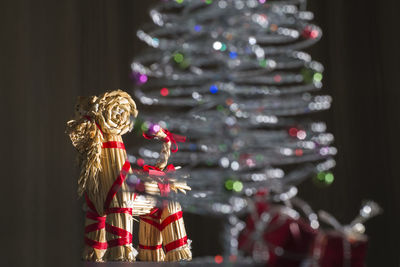 Close-up of christmas decoration