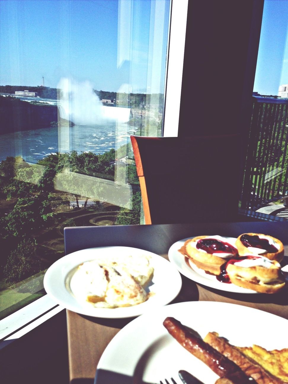 Breakfast with a view