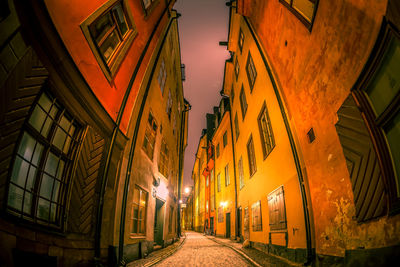 Street amidst buildings