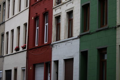 Low angle view of building in city