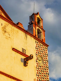 Low angle view of building against sky