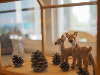 Close-up of stuffed toy on table