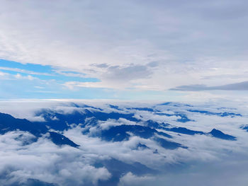 Scenic view of cloudscape against sky