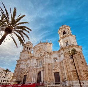 Low angle view of church