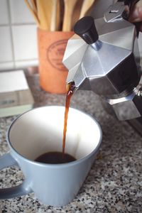 Close-up of coffee cup