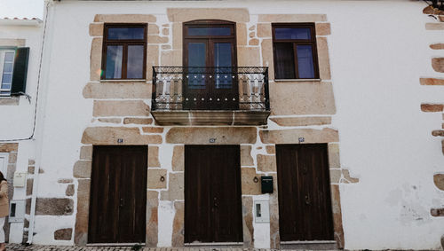Low angle view of old building