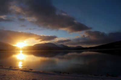 Sunrise reflection