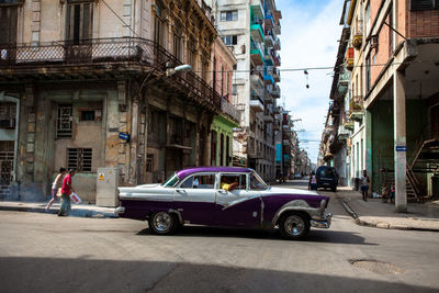 City street with buildings in background