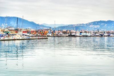 Houses in the sea