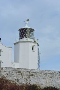 Low angle view of lighthouse