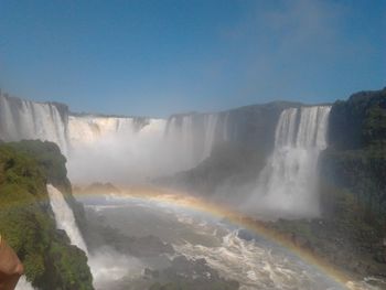 View of waterfall