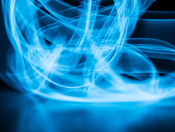 Close-up of light painting