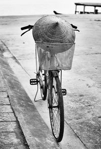 Bicycles parked on bicycle