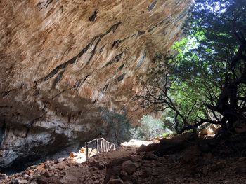Scenic view of cave