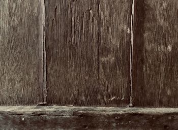 Full frame shot of old wooden door