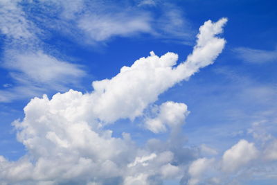 Low angle view of clouds in sky