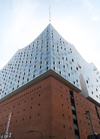 Low angle view of building against sky