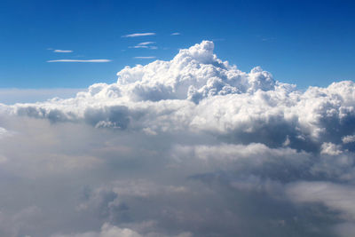 Low angle view of clouds in sky