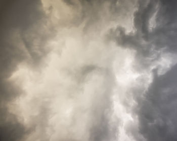 Low angle view of storm clouds in sky