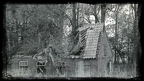 Built structure with trees in background
