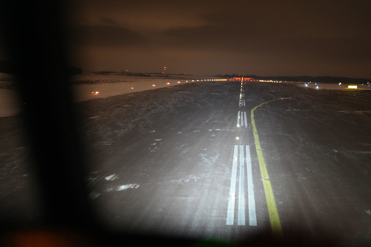 Cockpit view to Helsinki Symbol City Sign Airport Motion Airport Runway Mode Of Transportation Night Road Transportation Light Darkness Long Exposure Marking Architecture Road Marking Travel Street Outdoors Sky Illuminated No People Nature Cloud Car Airbus Airbus A320 Airbus A320 Neo Helsinki Finland Runway Approach Approaching Landing Landing - Touching Down Touchdown