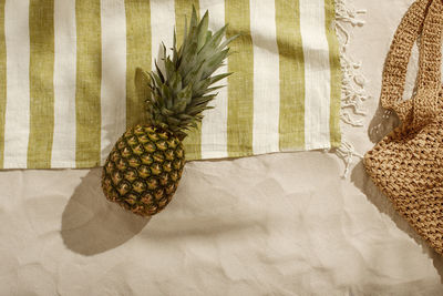 View of fruits on table