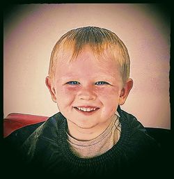 Portrait of smiling boy